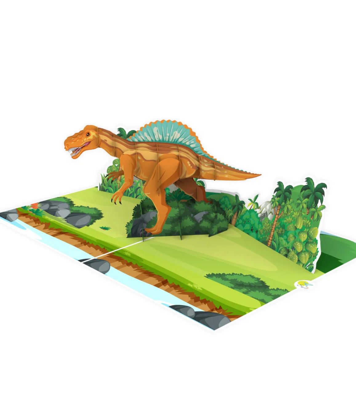 Spinosaurus Dinosaur in the Jungle