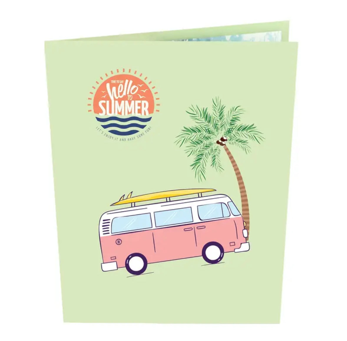 “Hello Summer” Beach Time 3D Pop-up Card