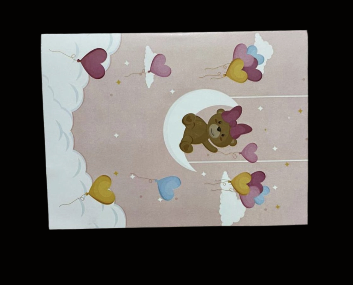 Welcome Baby Girl 3D Pop-up Card