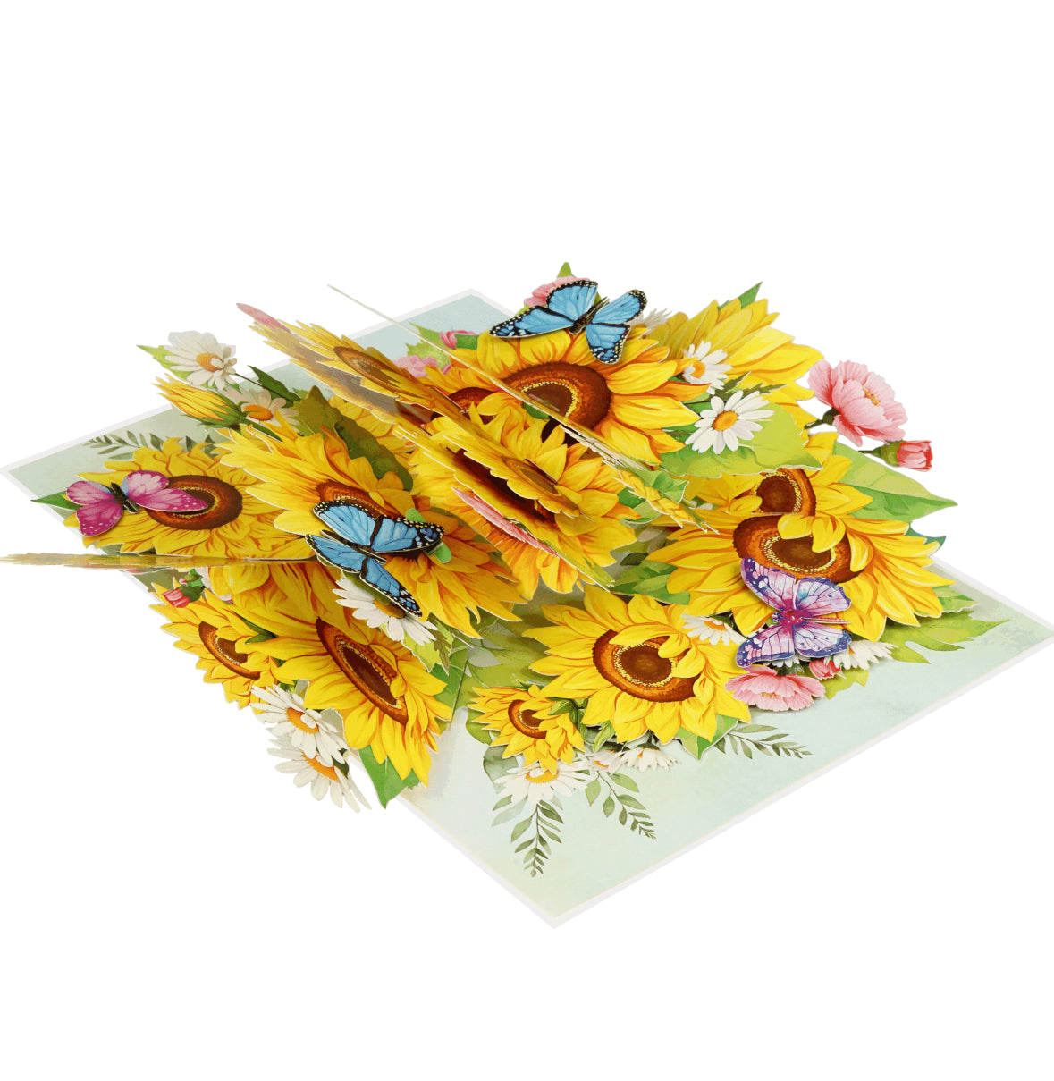 Summer Sunflowers Pop up Card