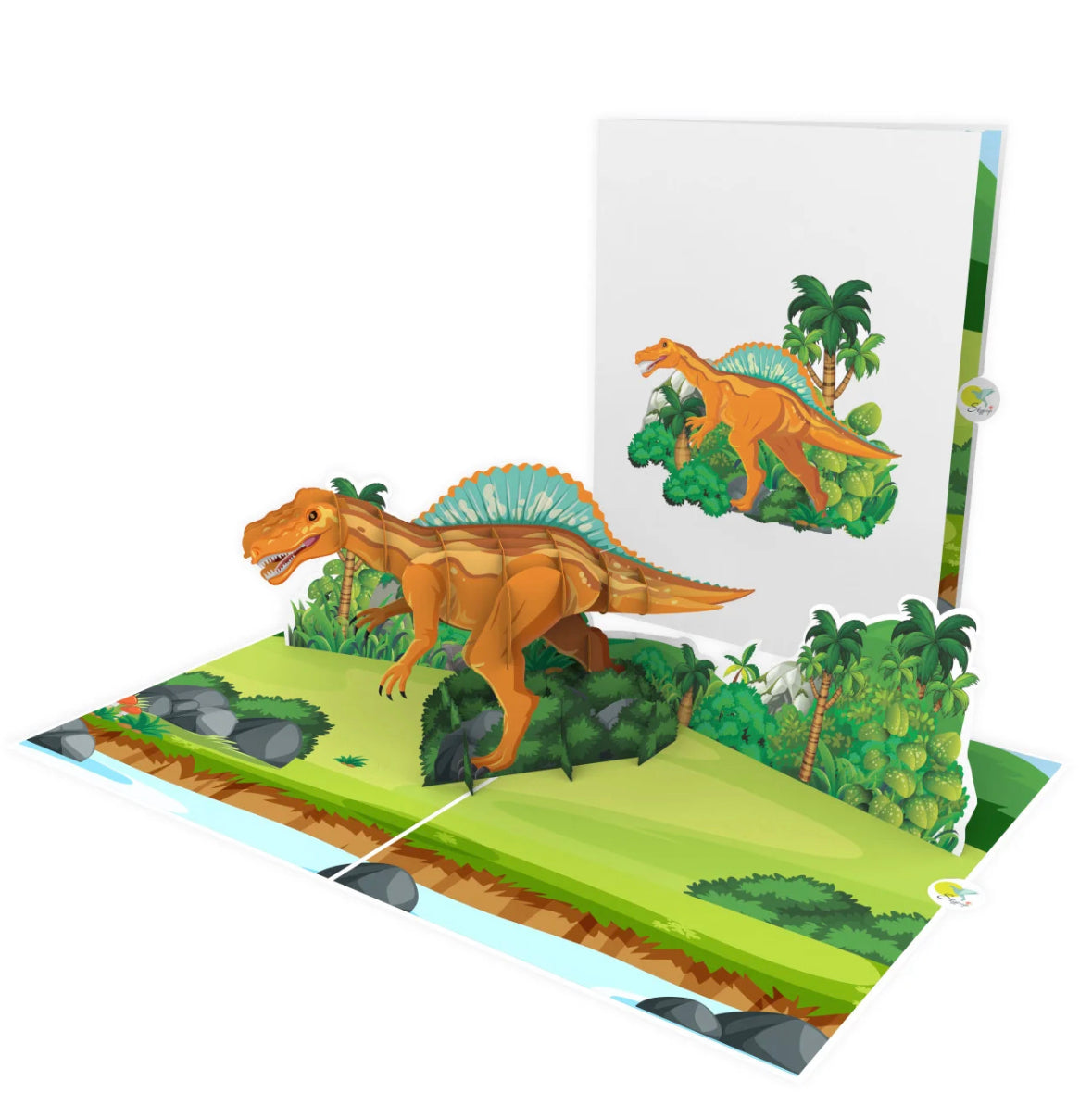 Spinosaurus Dinosaur in the Jungle