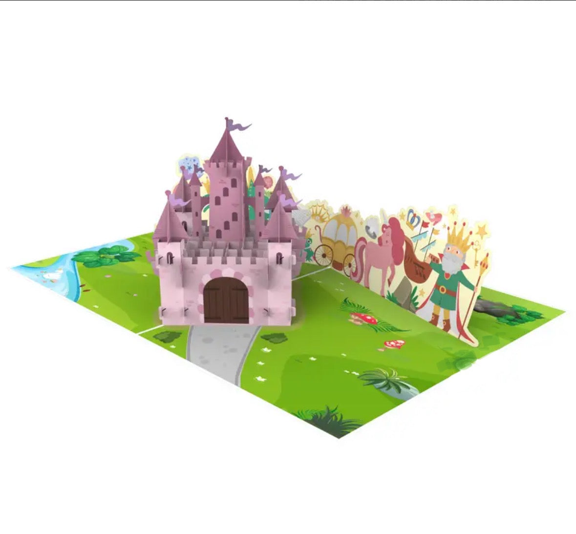 Fairytale Castle Pop up Card