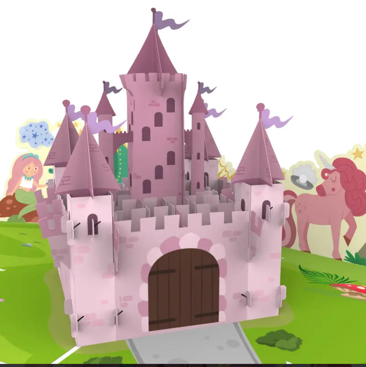 Fairytale Castle Pop up Card