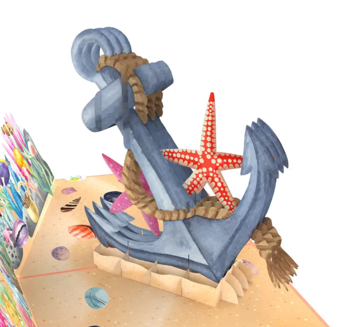 Anchor In The Sea 3D pop up card