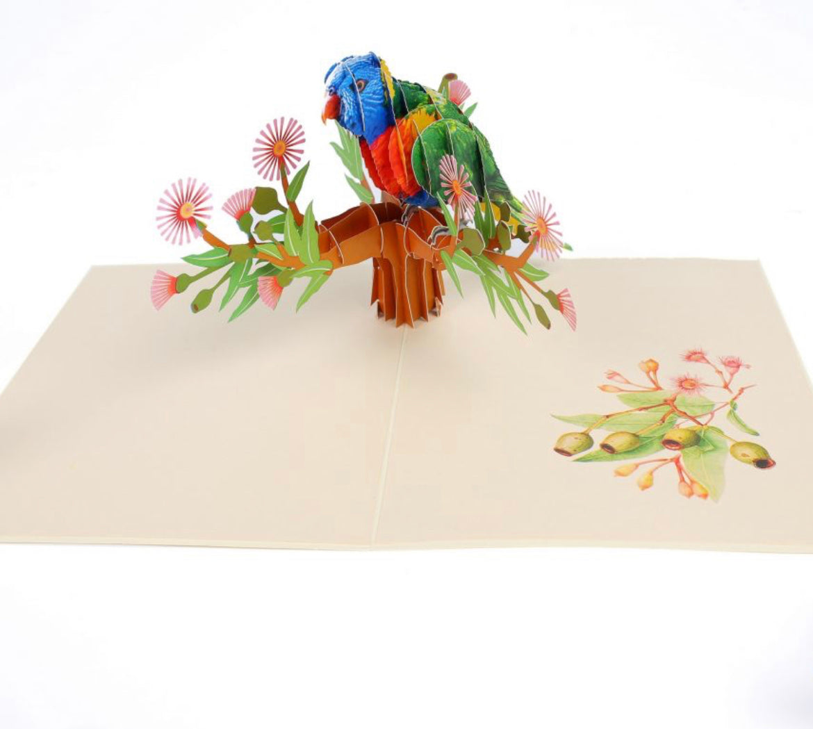Colorful Perching Parrot #2