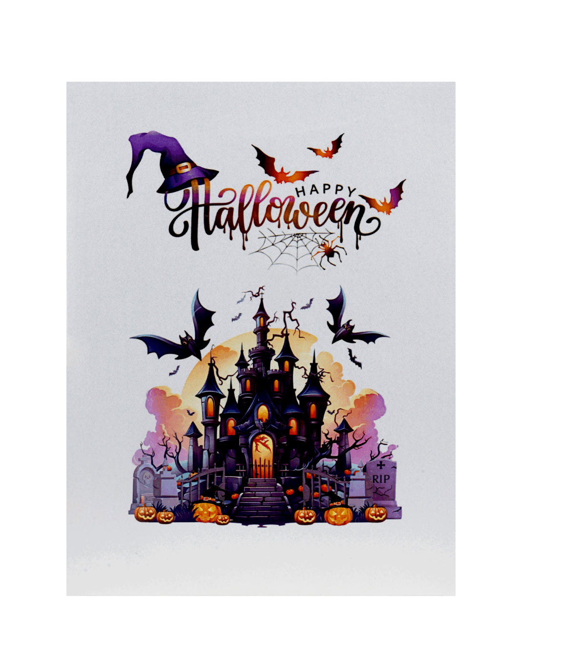 Haunted Halloween Castle 3D Pop-up Card