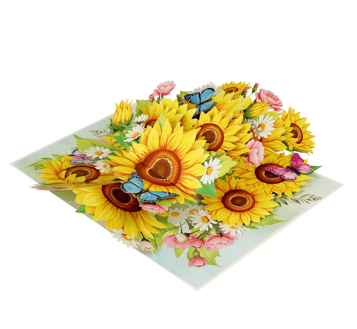 Summer Sunflowers Pop up Card