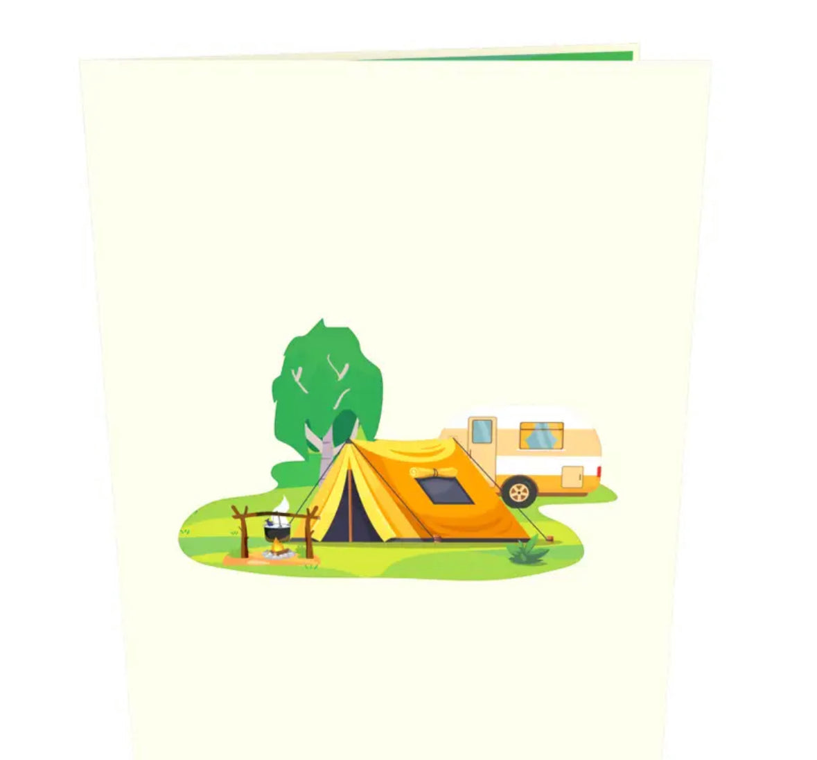 3D Pop-up Card Camping