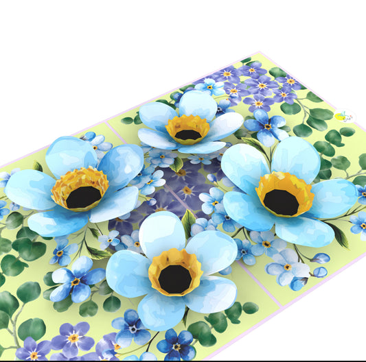 Brilliant Blue Forget Me Not Flowers