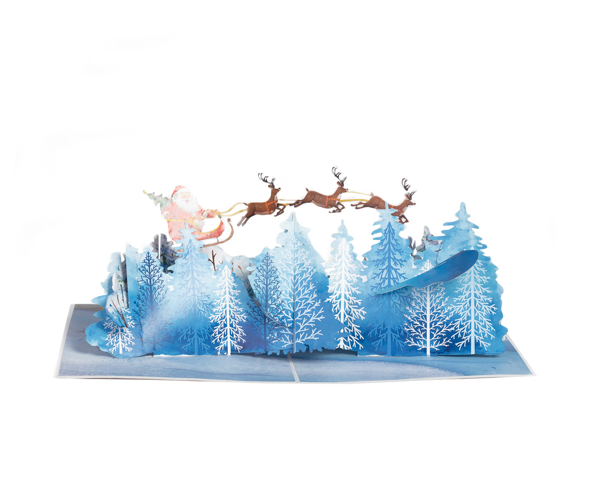 Winter Town and Santa’s Sleigh