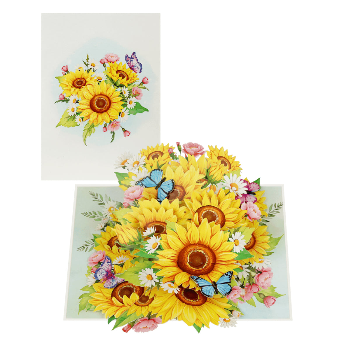 Summer Sunflowers Pop up Card