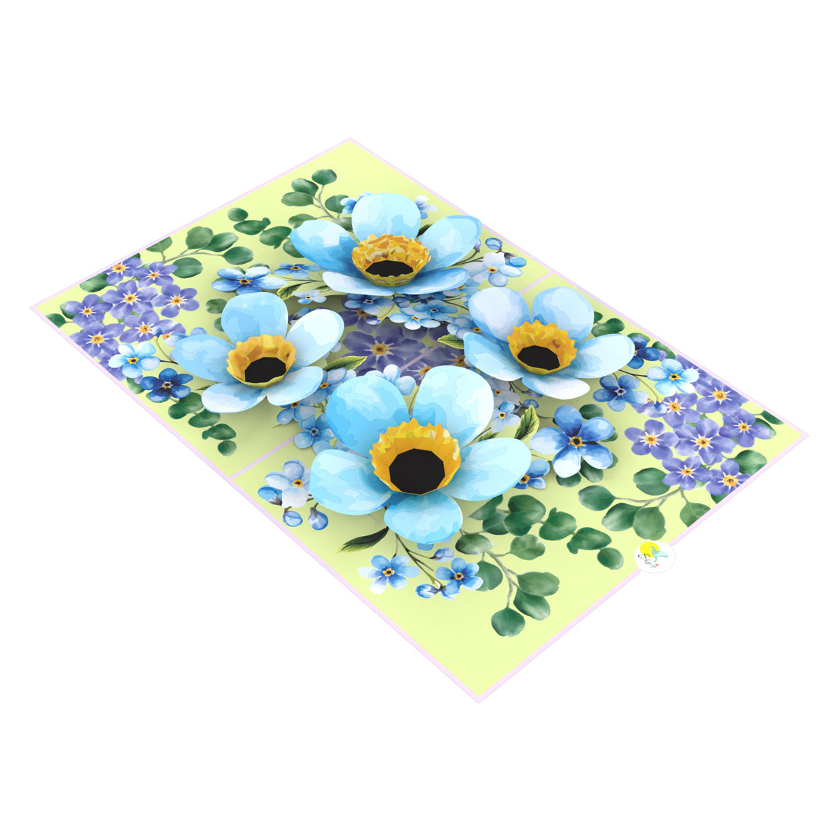 Brilliant Blue Forget Me Not Flowers