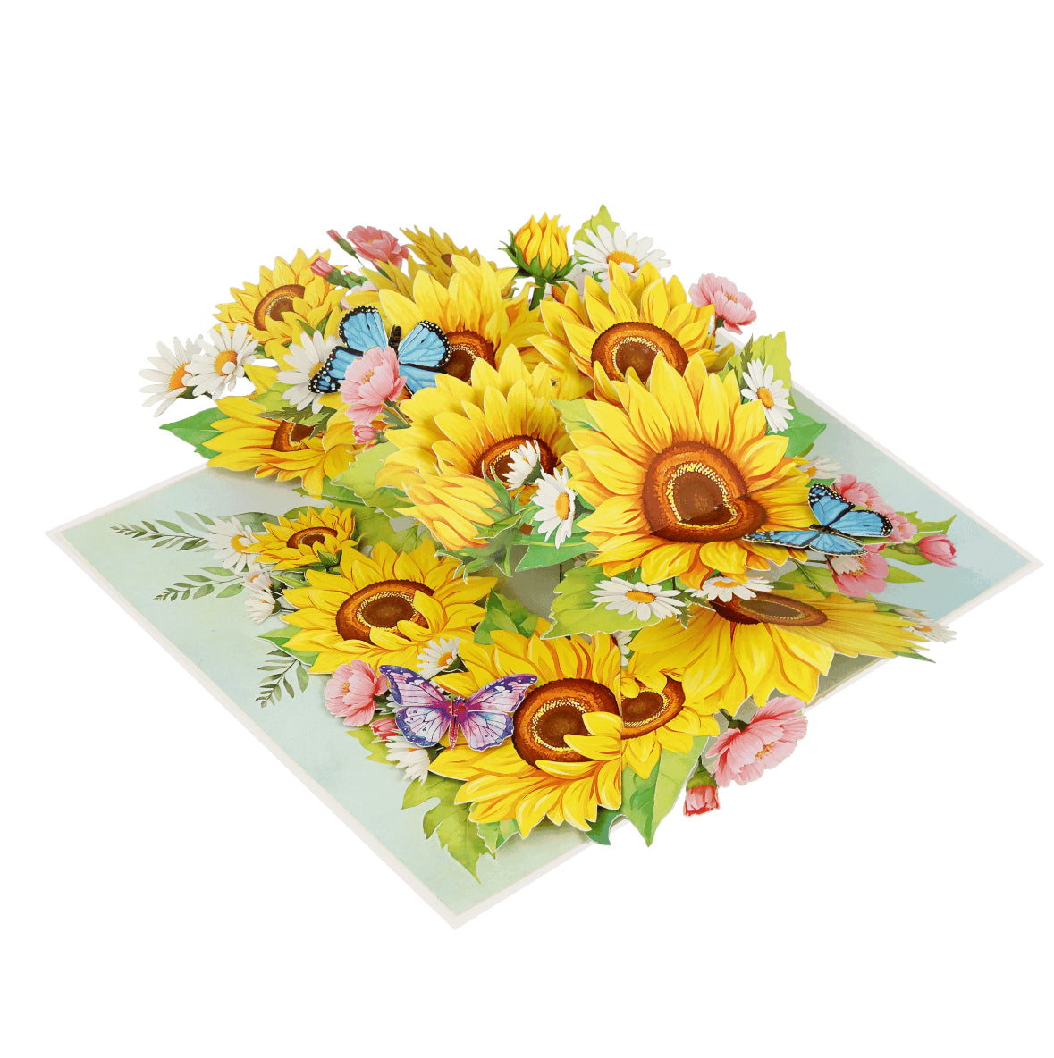Summer Sunflowers Pop up Card