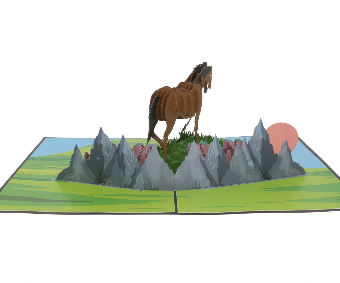 Wild Horse in the Mountains