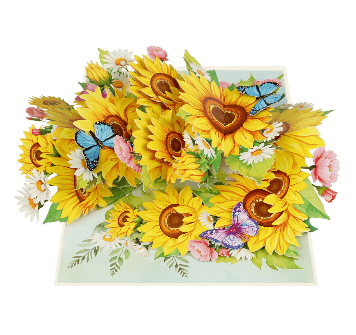 Summer Sunflowers Pop up Card
