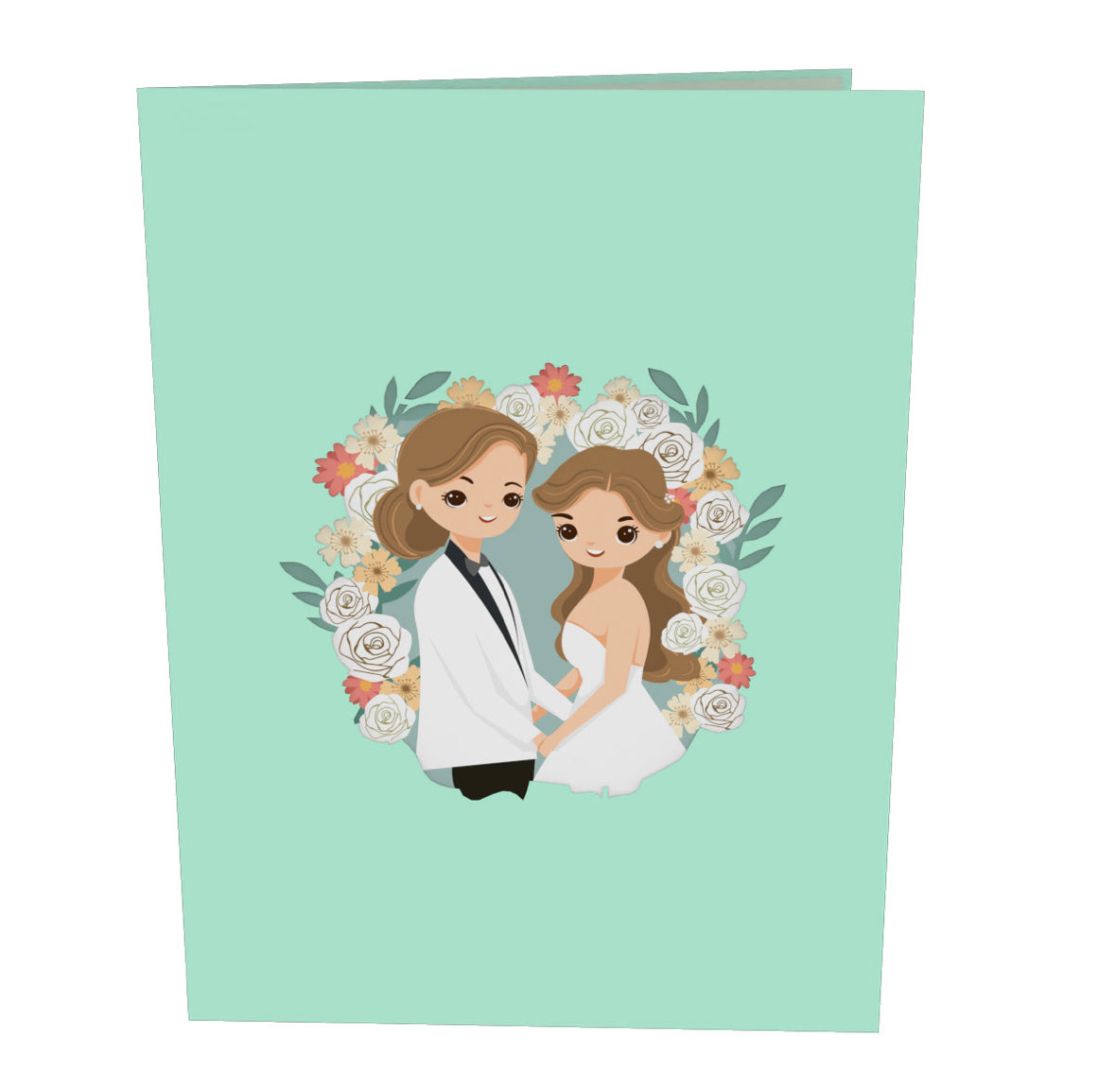 Wedding Arbor Gay Women’s Pop-up Card