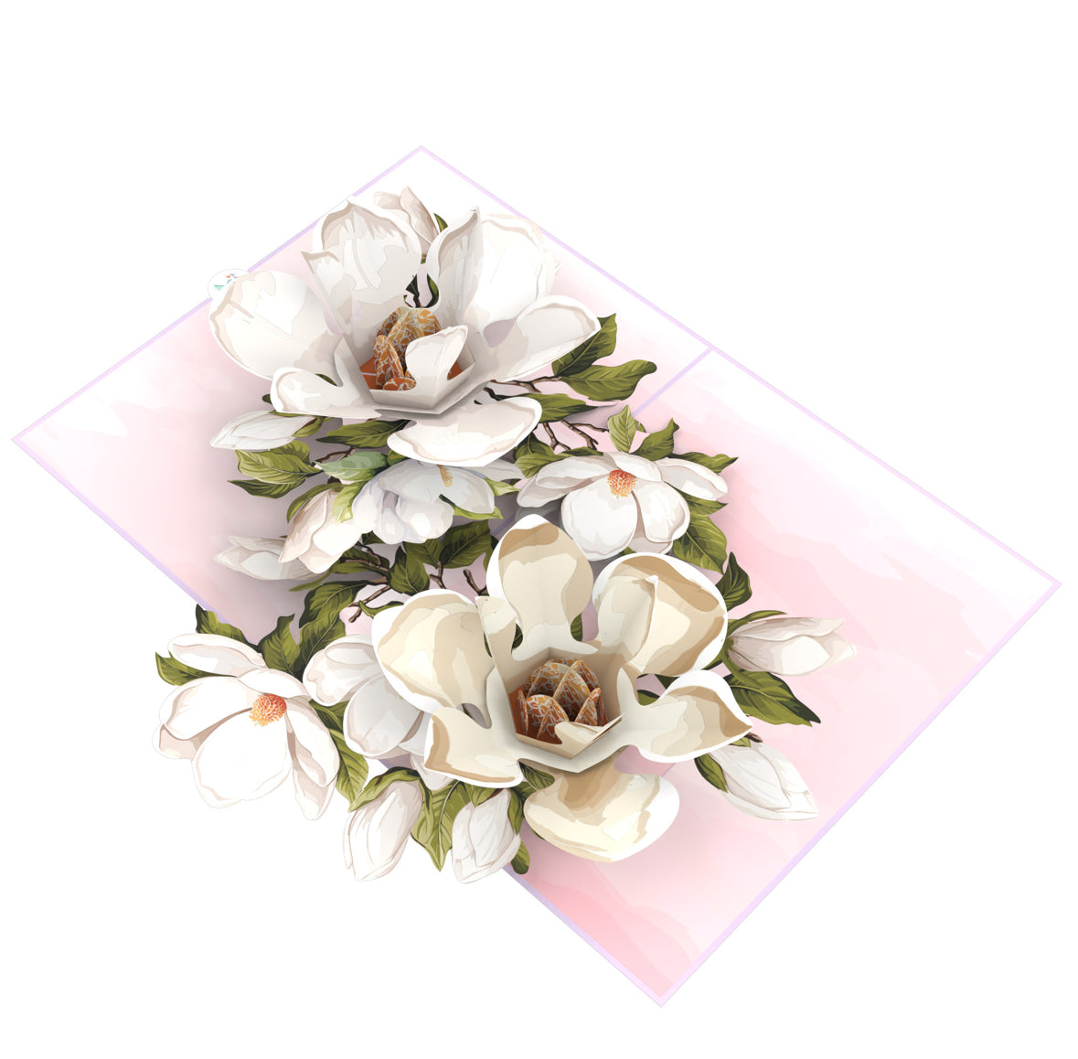 Magnificent Magnolias 3D Pop up Card