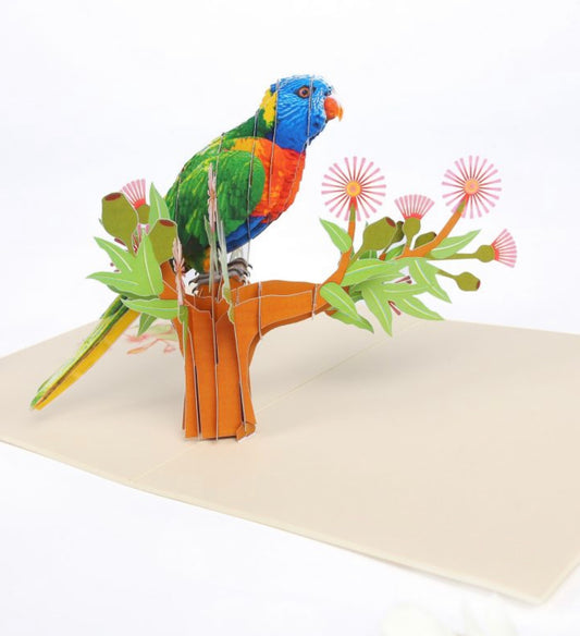 Colorful Perching Parrot #2