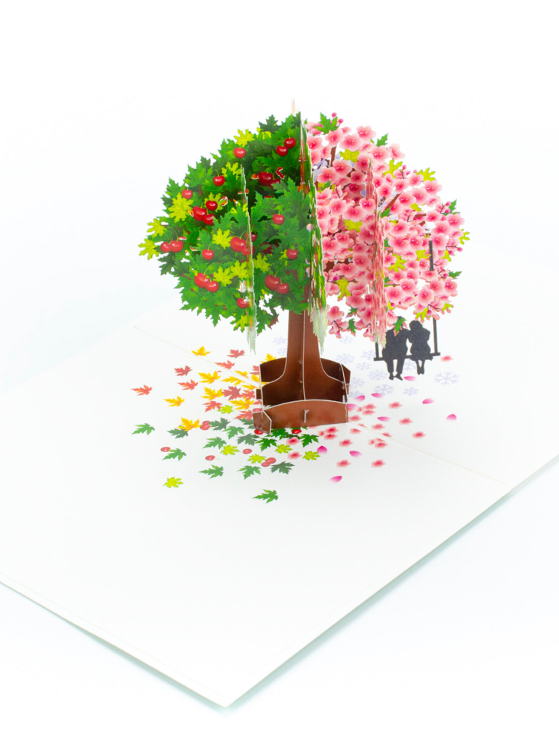Four Seasons Love Tree with Swing